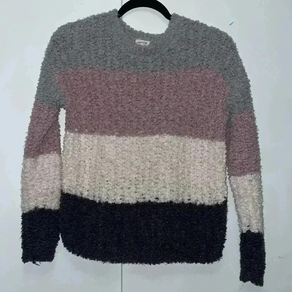 Hippie Rose Color Patch Sweater- XS